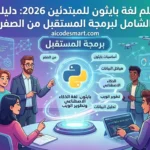 علم لغة بايثون للمبتدئين 2026 دليلك الشامل من الصفر