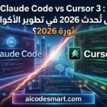 Claude Code vs Cursor 3 مقارنة بين أفضل أدوات البرمجة بالذكاء الاصطناعي في 2026.مقدم من موقع aicodesmart.com
