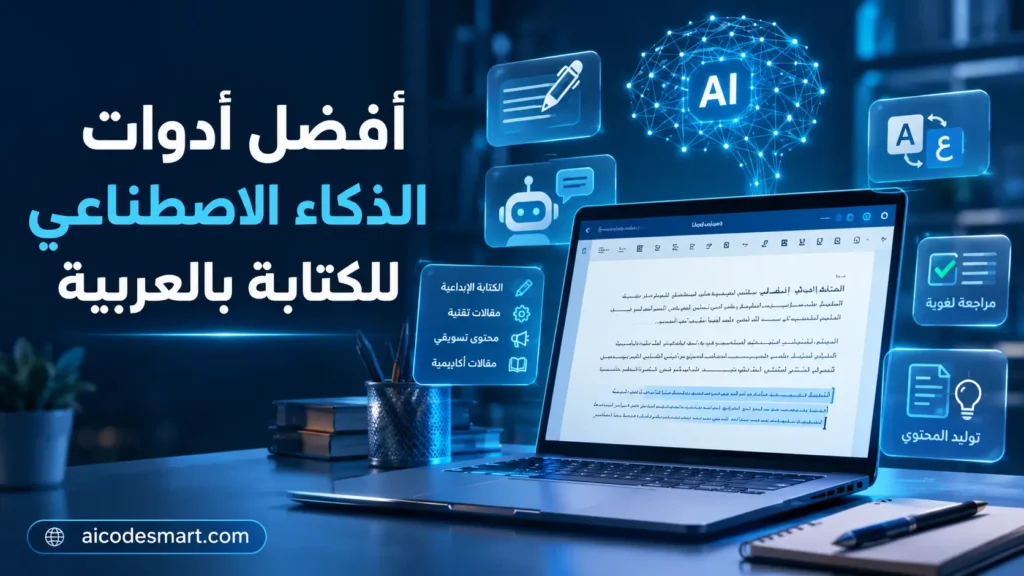 أفضل أدوات الذكاء الاصطناعي للكتابة بالعربية في 2026